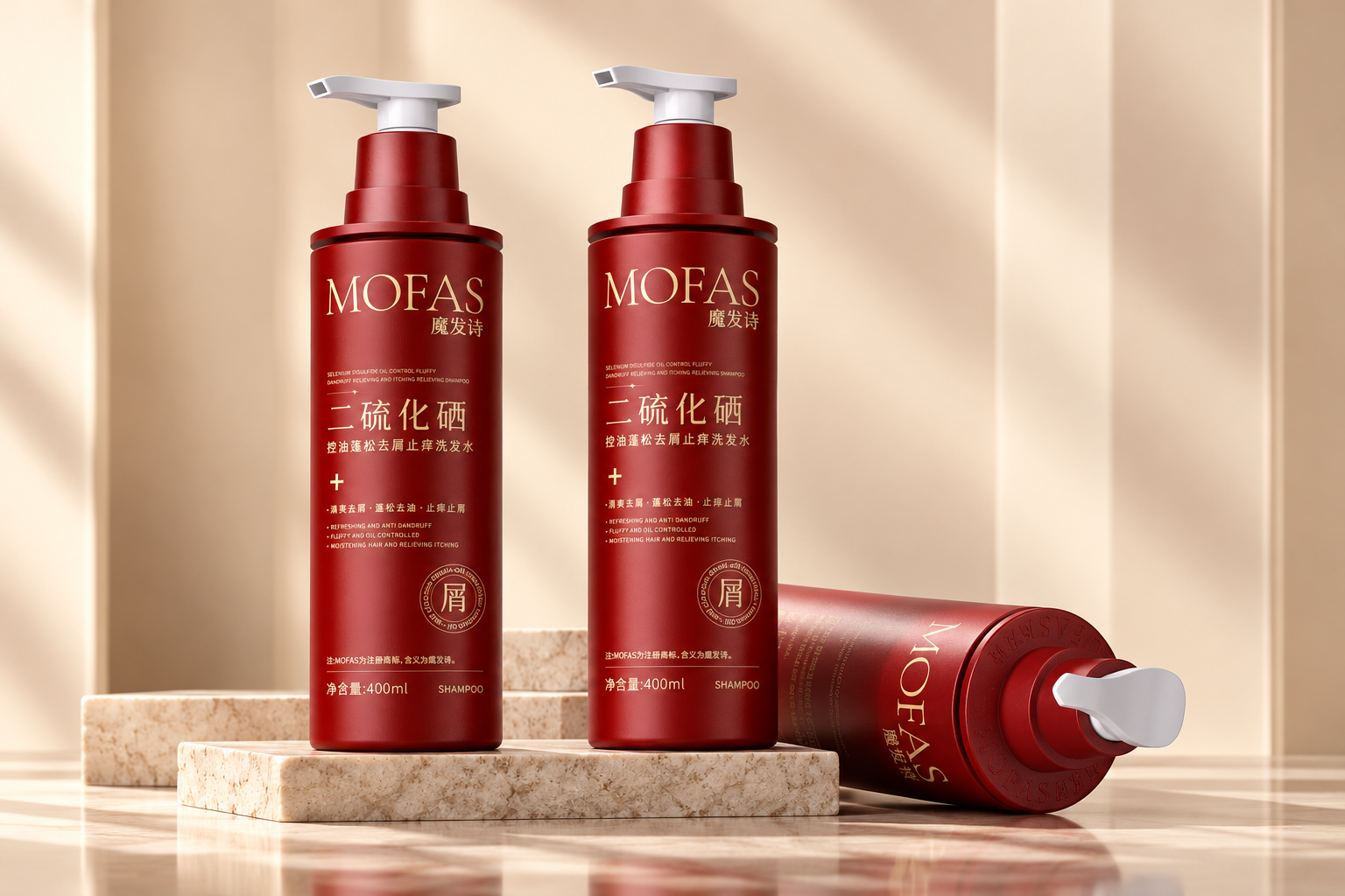 MOFAS魔发诗洗发水 · 企业提供商品视觉